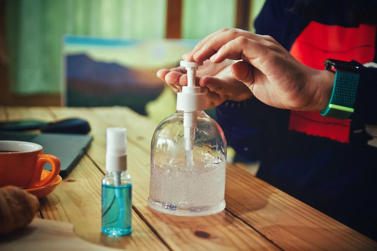 Abstract, glowing humanoid silhouette composed of interconnected lines and data points, with a subtle blue aura.